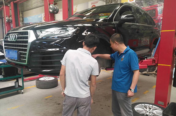 奥迪A6球鞋清洁